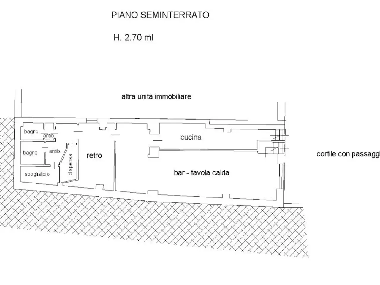 Negozio in Via Amedeo  di Castellamonte, Ivrea, {3} - Planimetria 1