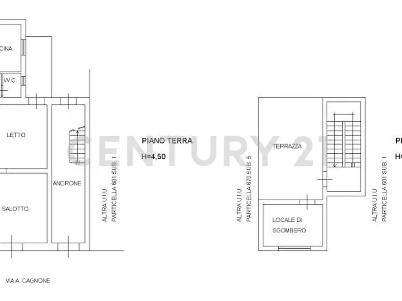 Parcheggio chiuso in Via Antonio Cagnoni 40, Catania, {3} - Planimetria 1