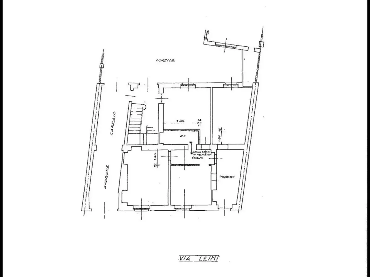 Ufficio in Via Leinì 24, Torino, {3} - Planimetria 1