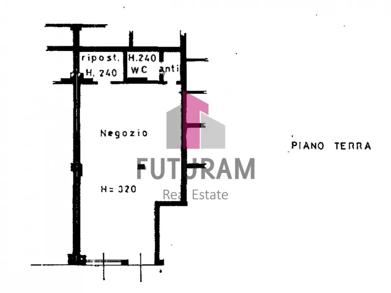 Negozio in Via Roma 1, Masera' Di Padova, {3} - Planimetria 1