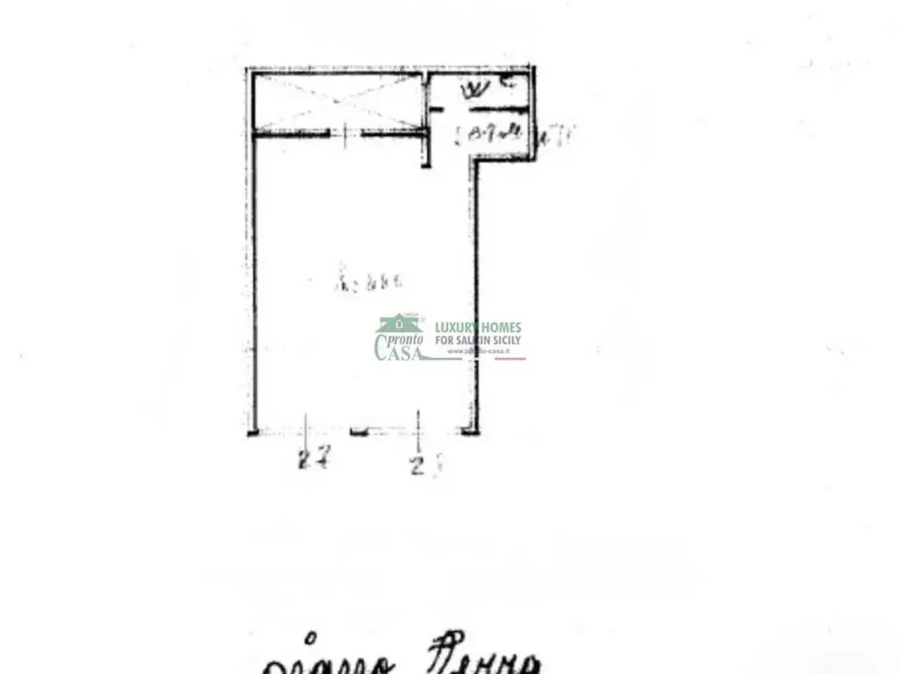 Locale commerciale in Via d. Cavallaro, Ragusa, {3} - Planimetria 1