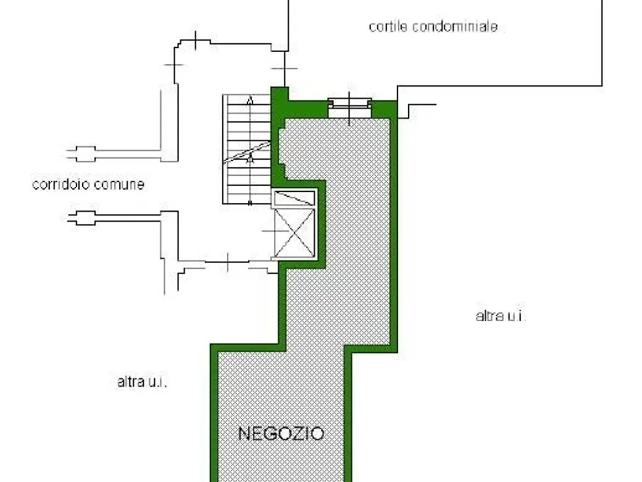 Negozio in Via XX Settembre 18, Torino, {3} - Planimetria 1