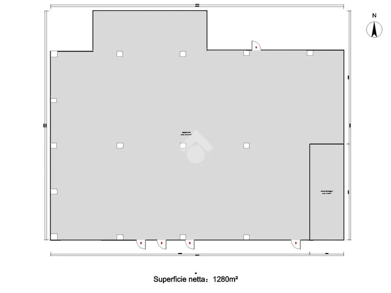 Capannone in Via Mainone, Lumezzane, {3} - Planimetria 1