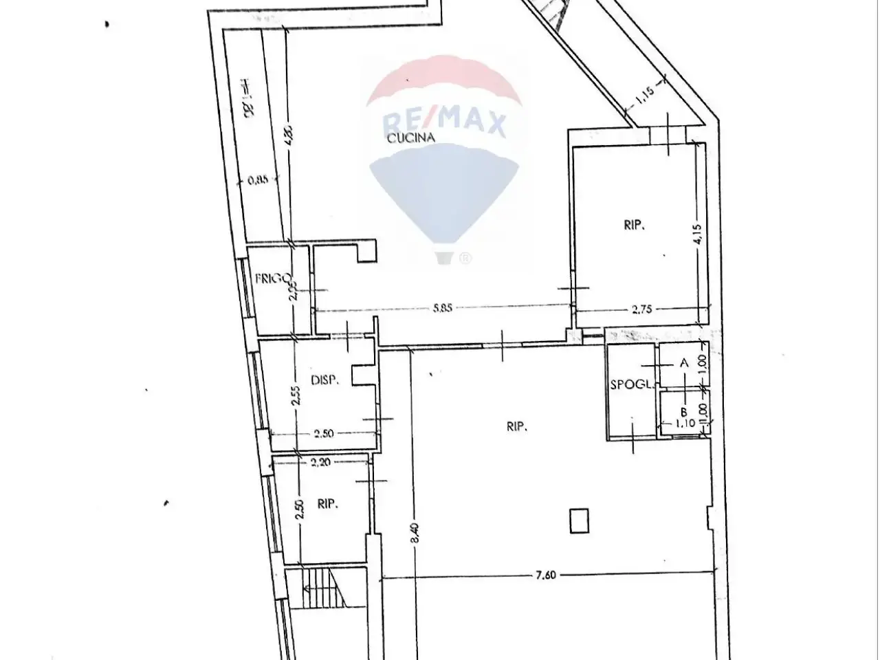 Albergo in Via E. Filiberto 2, Gabicce Mare, {3} - Planimetria 1