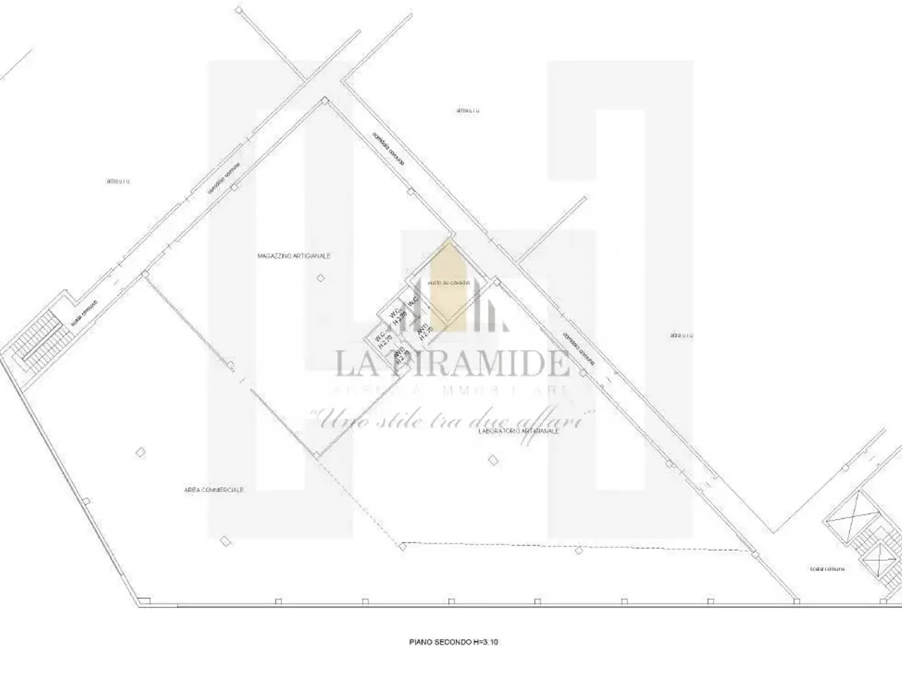 Ufficio in Albignasego - Ufficio Direzionale per Investimento Rif. 2524, Albignasego, {3} - Planimetria 1