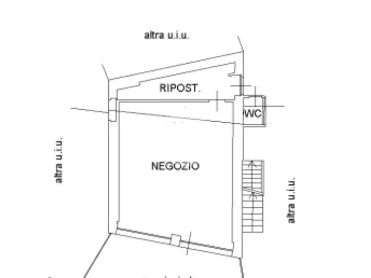 Negozio in Corso Regina Margherita 9, Albiano D'Ivrea, {3} - Planimetria 1