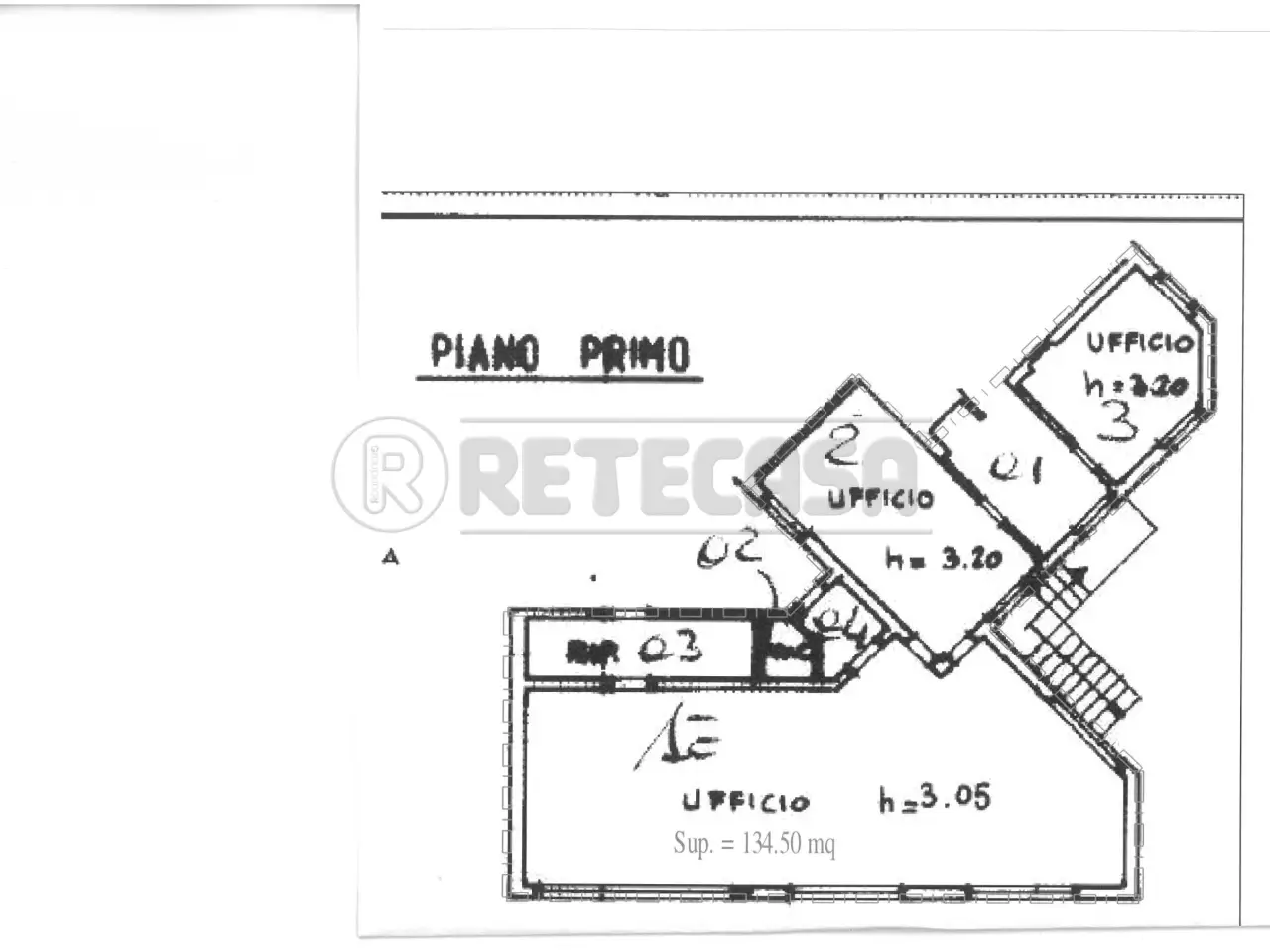 Ufficio in Via Indipendenza, Crema, {3} - Planimetria 1