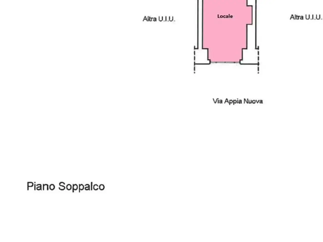 Negozio in Via Appia Nuova 57, Roma, {3} - Planimetria 1