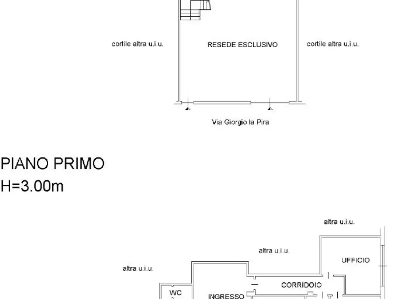 Ufficio in Via Giorgio  La Pira 2, Loro Ciuffenna, {3} - Planimetria 1