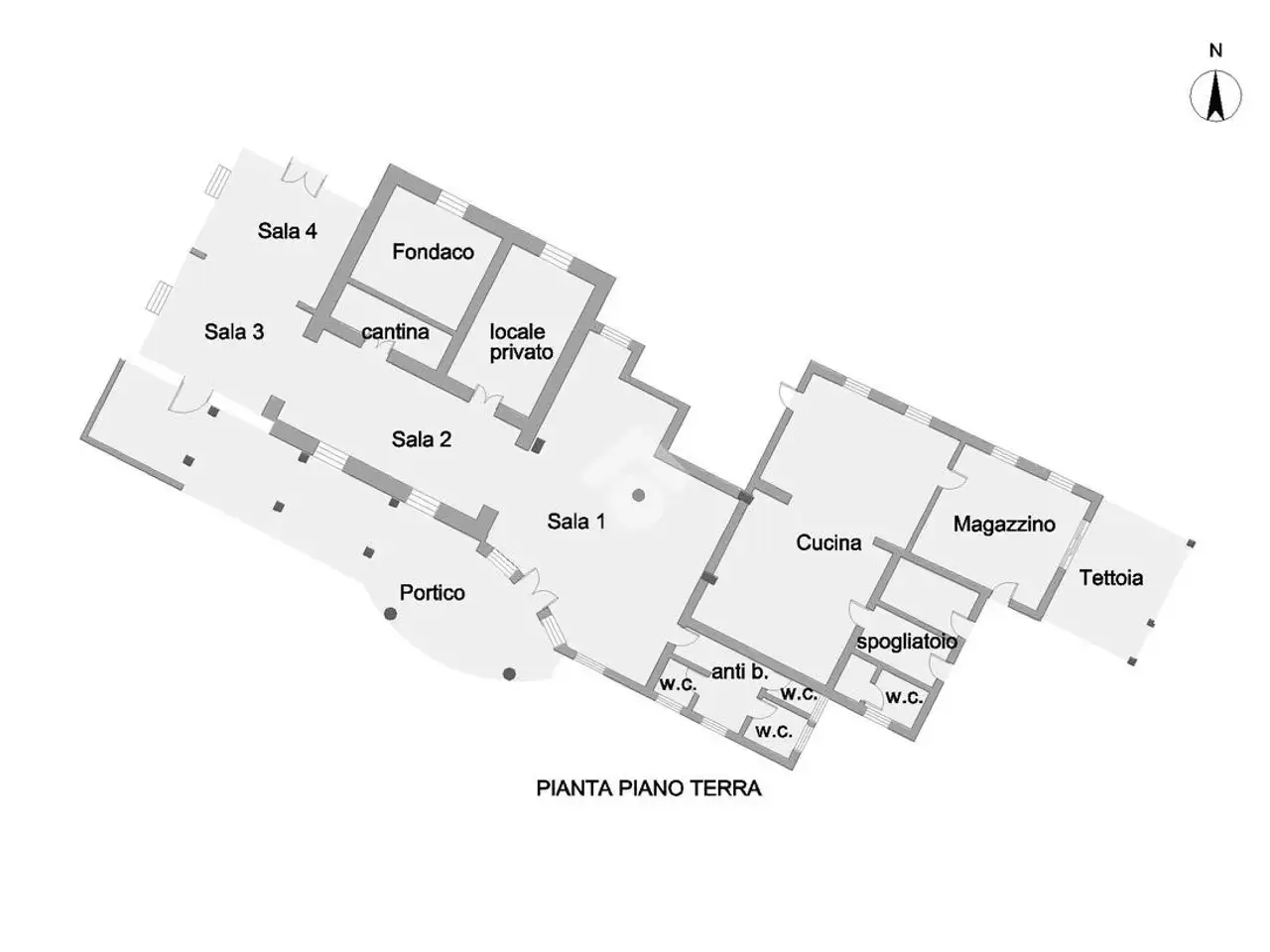 Negozio in Contrada Staiano 15, Cellino Attanasio, {3} - Planimetria 1