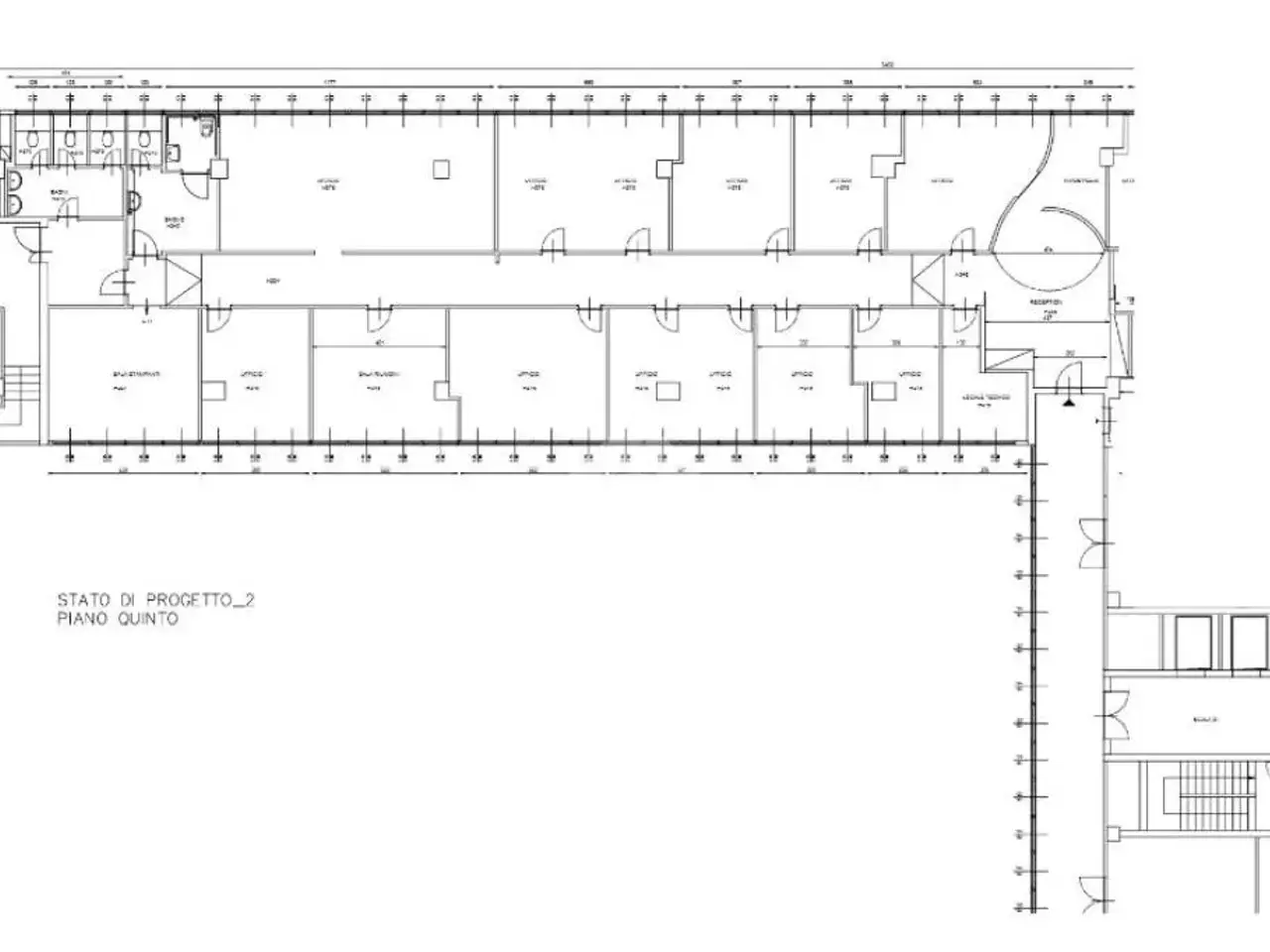 Ufficio in Via Antonio Cechov 48, Milano, {3} - Planimetria 1