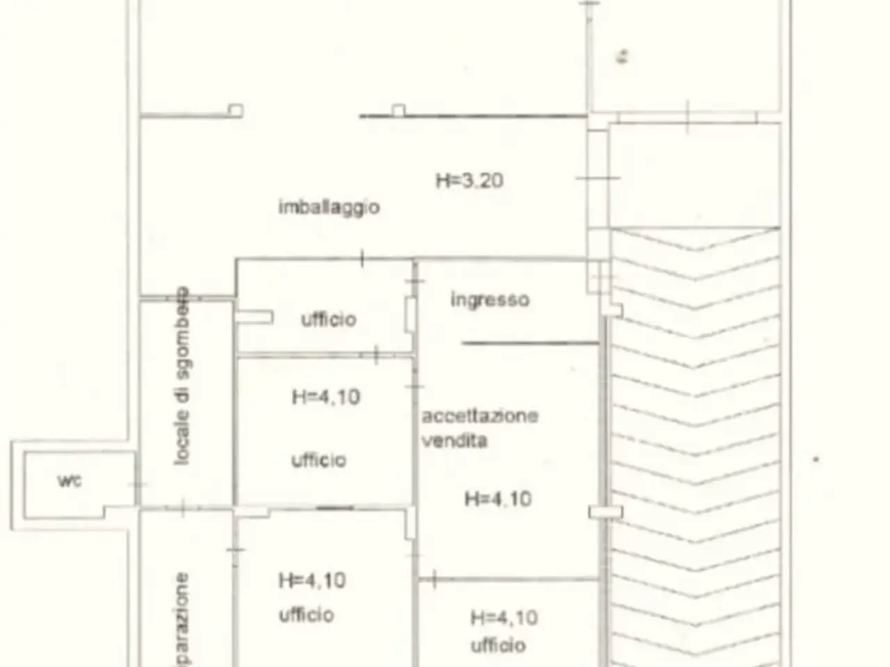 Negozio in Via Claudio Domino, Palermo, {3} - Planimetria 1