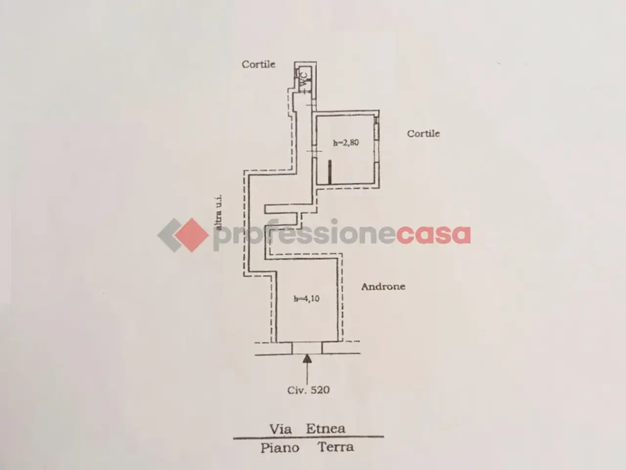Negozio in Via Etnea 520, Catania, {3} - Planimetria 1