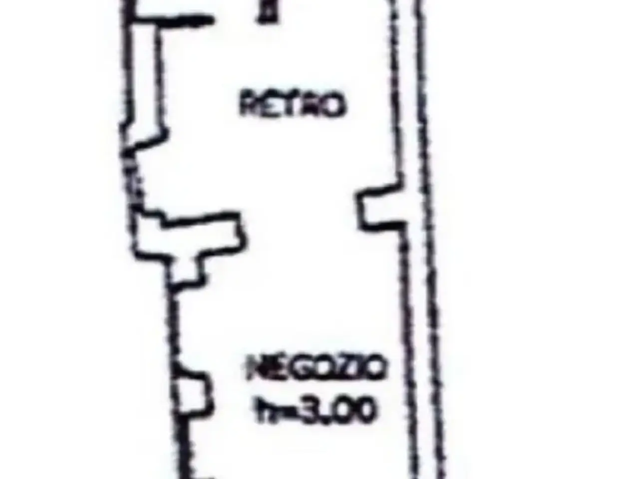 Negozio in Via Calchera 1, Cazzago San Martino, {3} - Planimetria 1