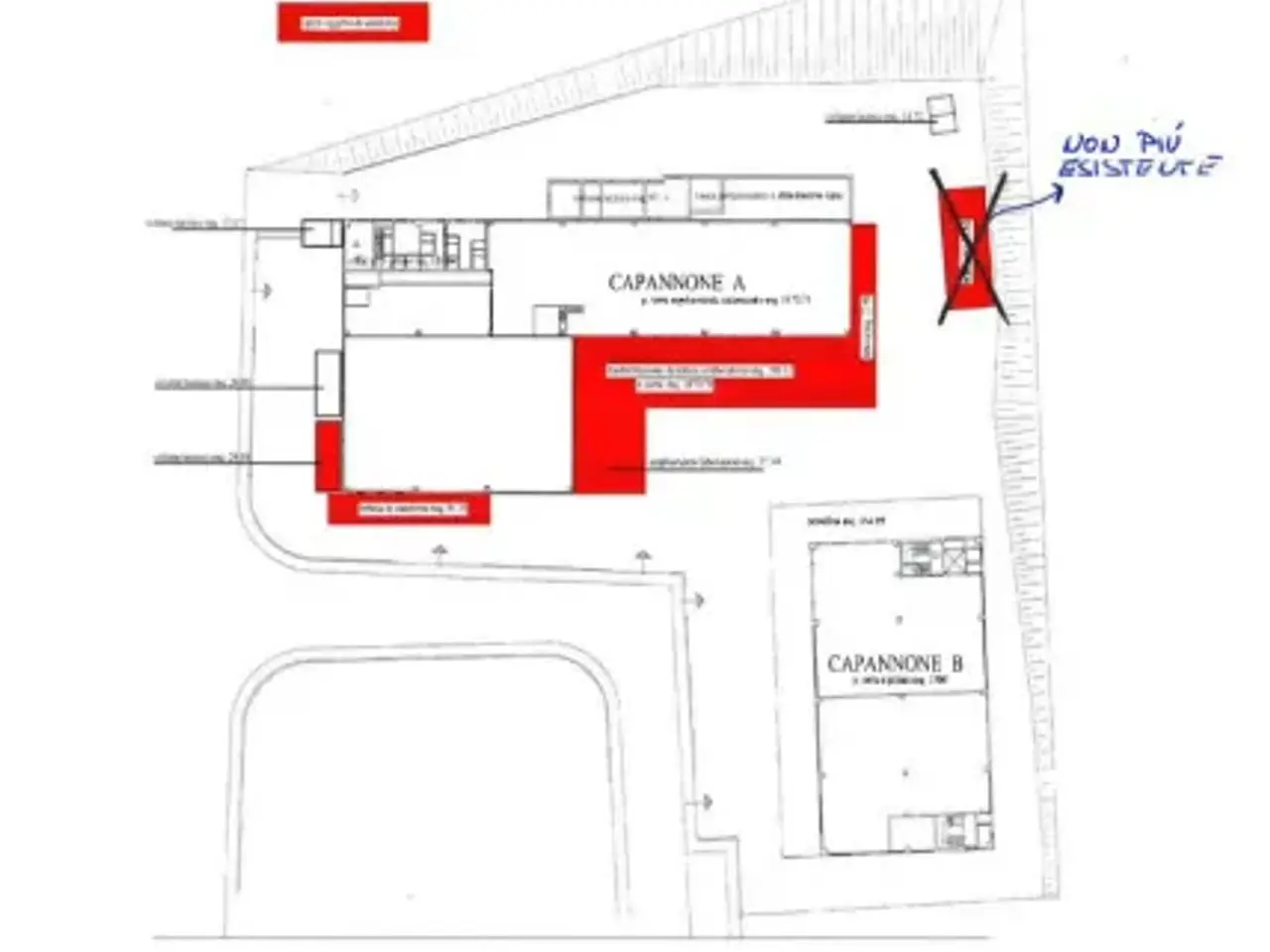 Capannone in Via Giacomo Matteotti, Mercato Saraceno, {3} - Planimetria 1