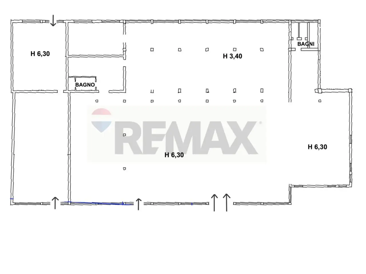 Capannone in Via dei Pioppi 22, Garbagnate Milanese, {3} - Planimetria 1