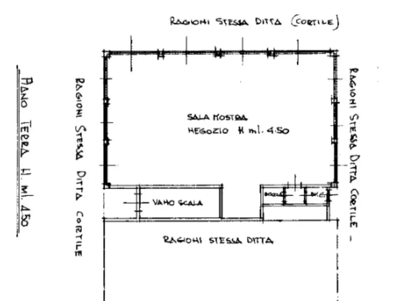 Negozio in Via Gramsci 15, Reggio Emilia, {3} - Planimetria 1