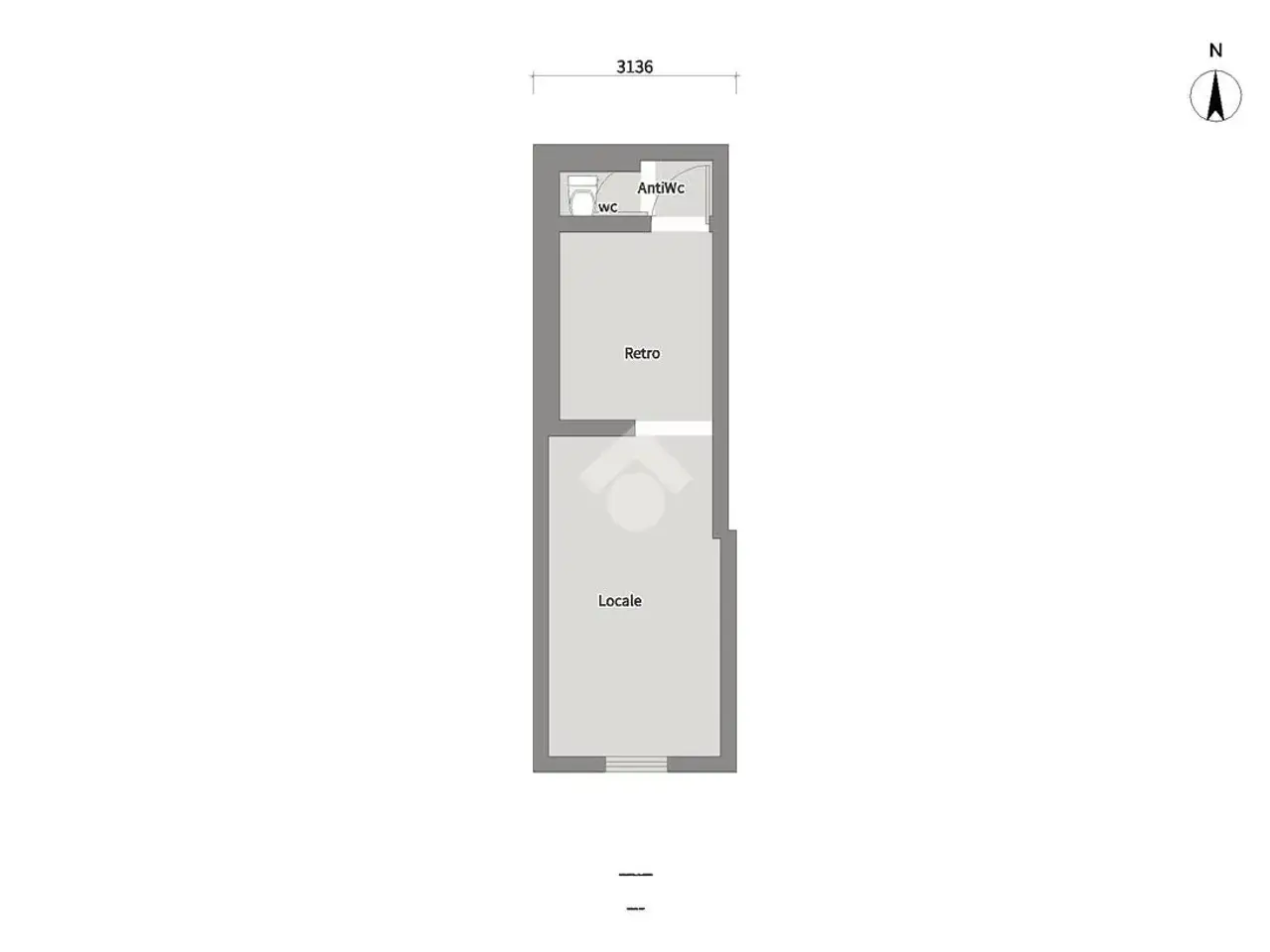 Negozio in Via Roma 66, Portici, {3} - Planimetria 1