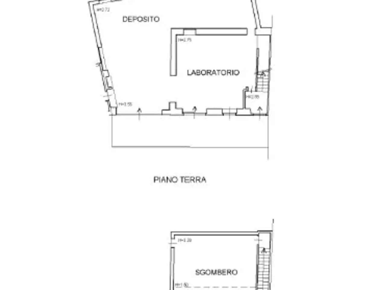 Negozio in Via Asti 3, Montiglio Monferrato, {3} - Planimetria 1