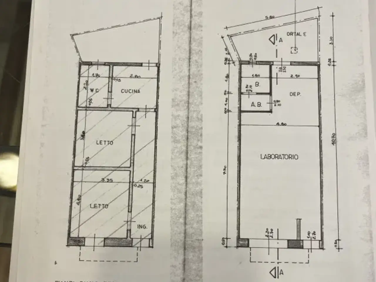 Laboratorio in Via Torchiarolo 43, San Pietro Vernotico, {3} - Planimetria 1