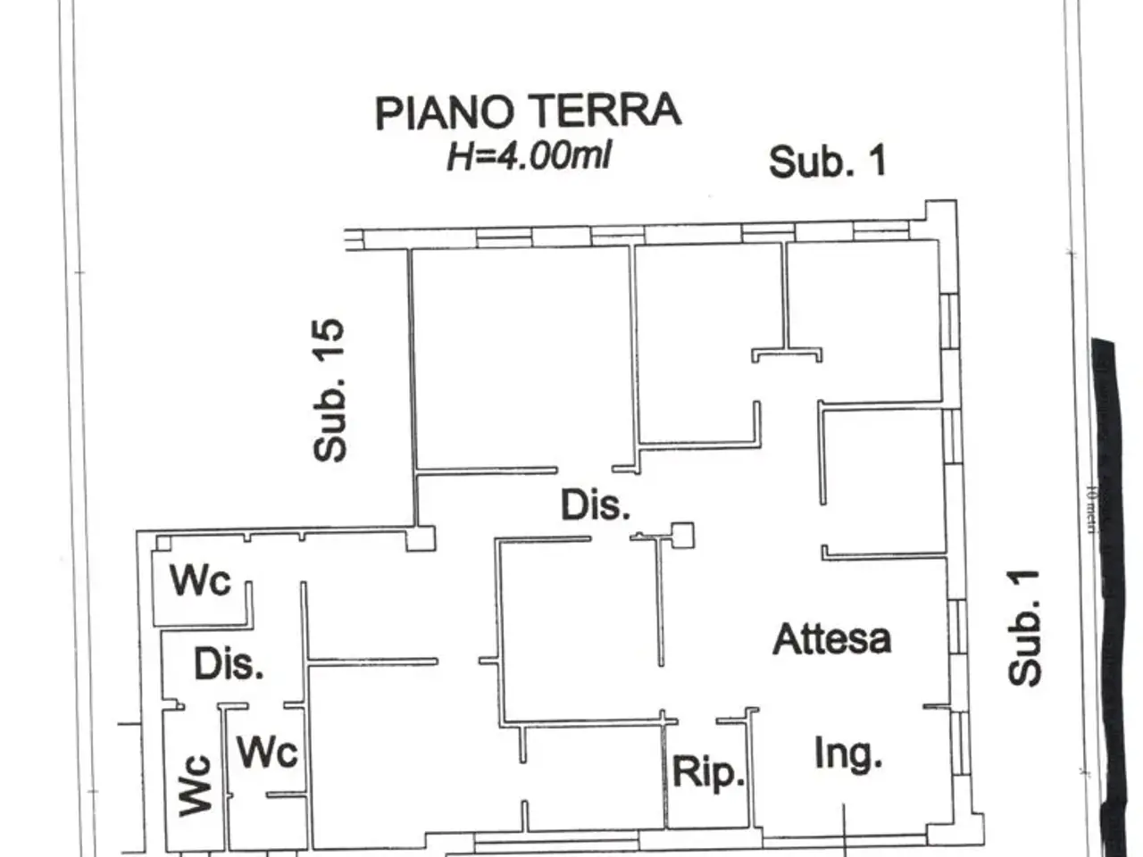 Negozio in Viale San Domenico  Snc, Sora, {3} - Planimetria 1