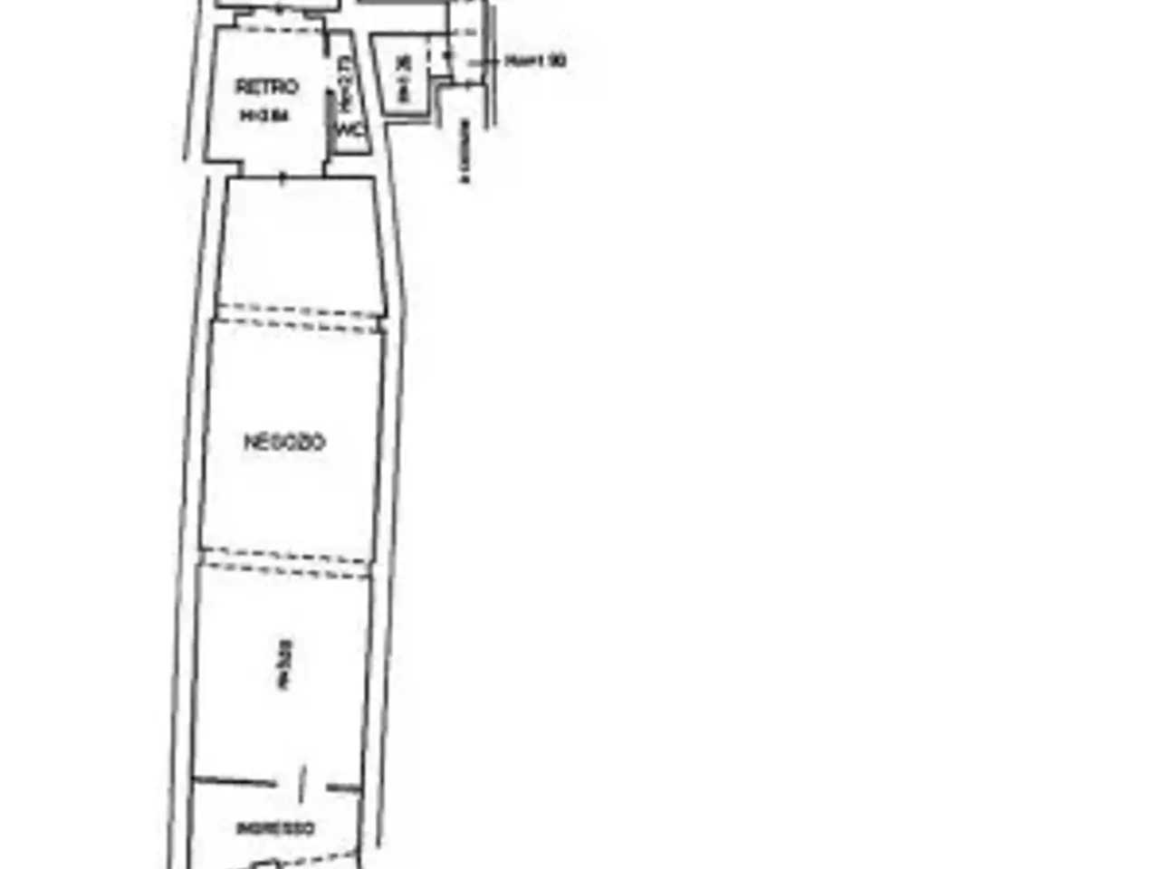 Negozio in Piazza dei Pitti, Firenze, {3} - Planimetria 1