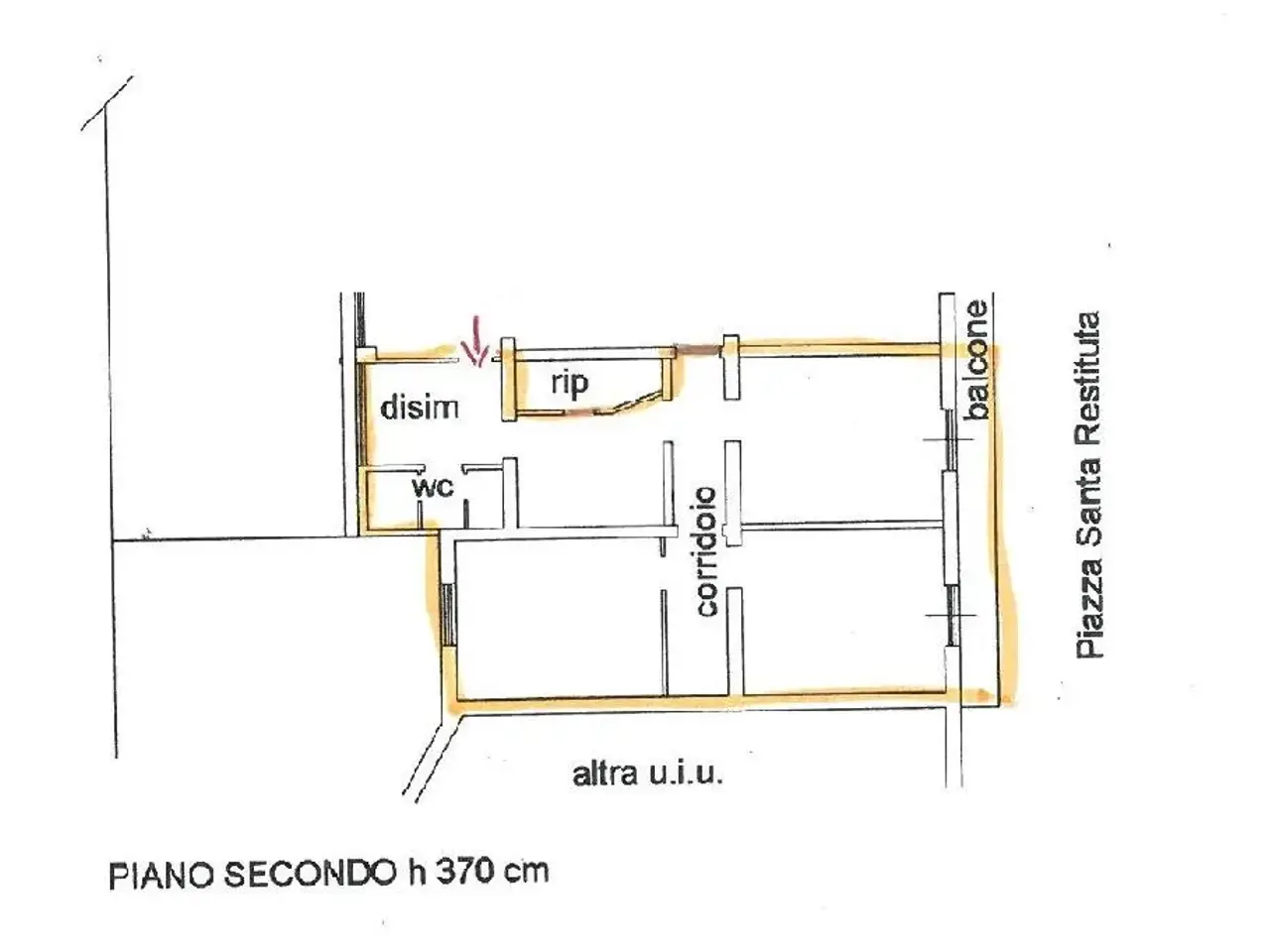 Ufficio in Via Vittorio Emanuele III 39, Sora, {3} - Planimetria 1