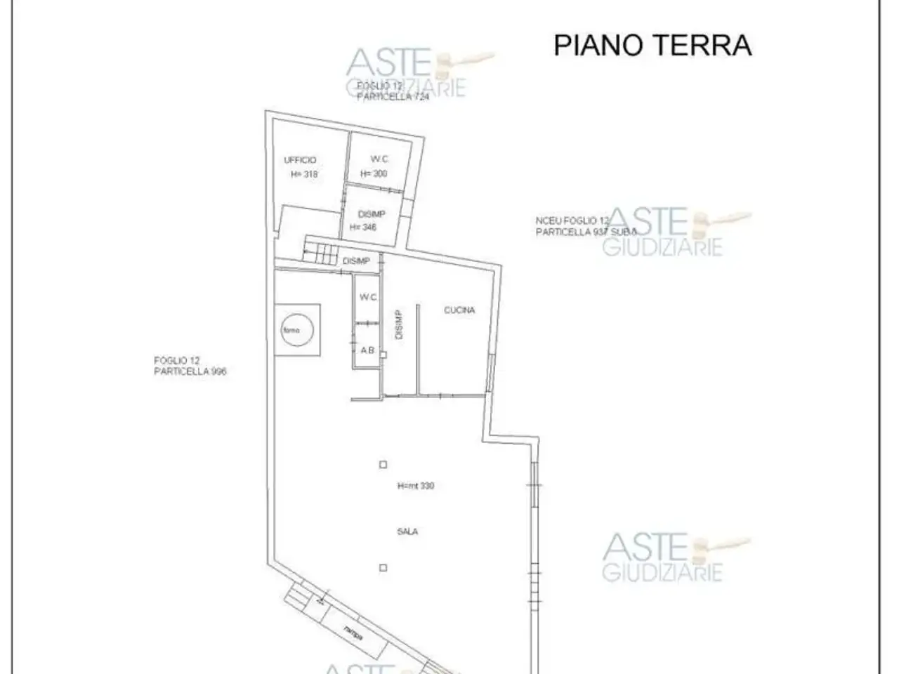 Negozio in Via Selegas 31-33, Pt 31, Suelli, {3} - Planimetria 1
