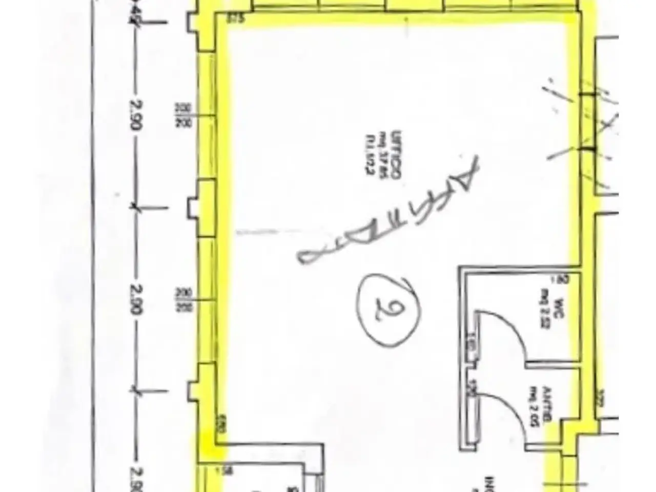 Ufficio in Via degli Aviatori 40, Ravenna, {3} - Planimetria 1