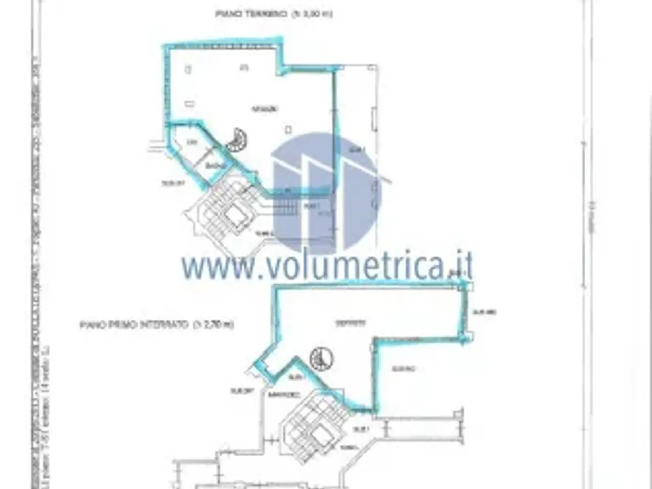Negozio in Via Caduti Bollatesi Angolo Via Pascoli, Bollate, {3} - Planimetria 1