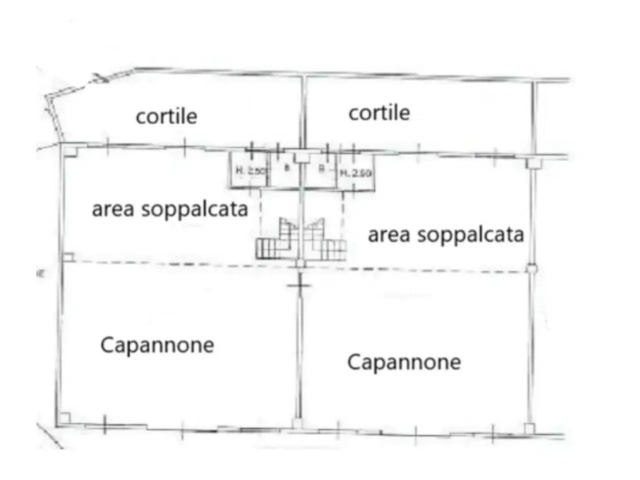 Capannone in Via XX Settembre 18, Garbagnate Milanese, {3} - Planimetria 1