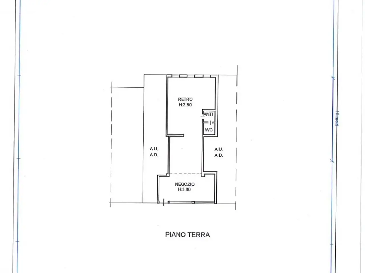 Negozio in Via IV Novembre, Mestrino, {3} - Planimetria 1