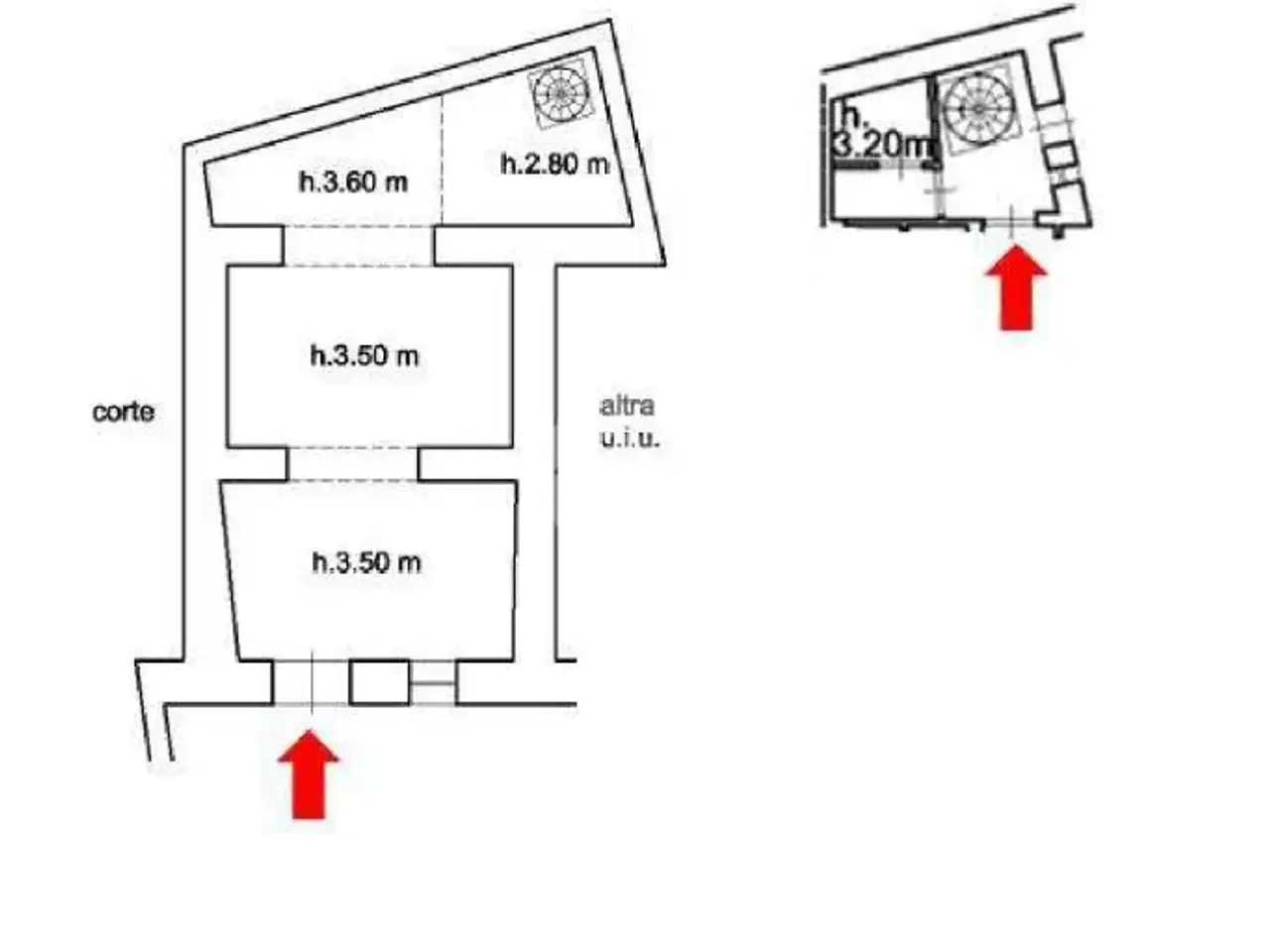 Negozio in Via Luca Giordano 194, Napoli, {3} - Planimetria 1