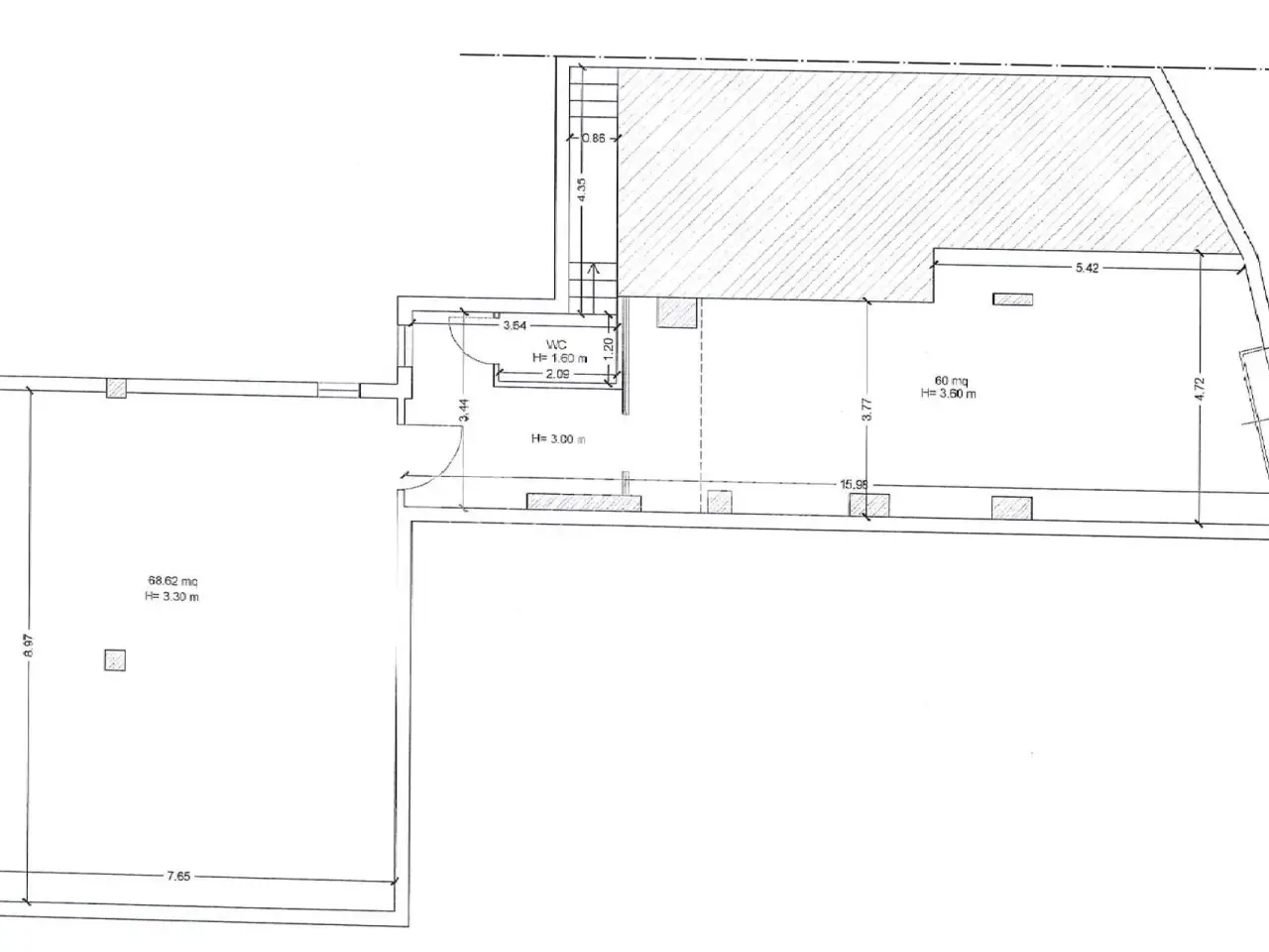Magazzino in Via Valdocco, Bari, {3} - Planimetria 1