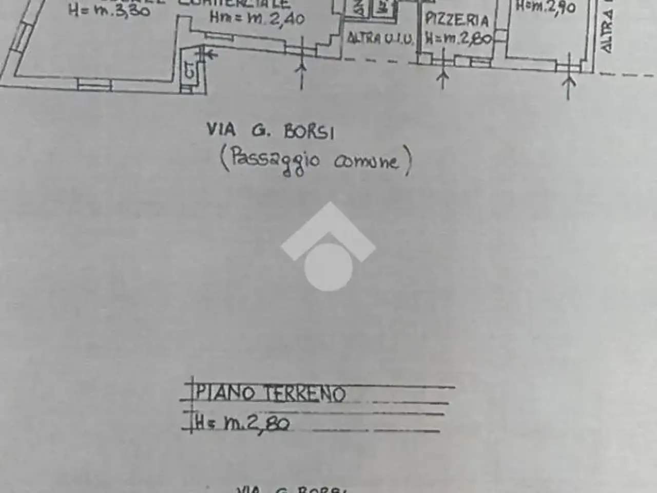 Negozio in Via Roma 44, Piossasco, {3} - Planimetria 1
