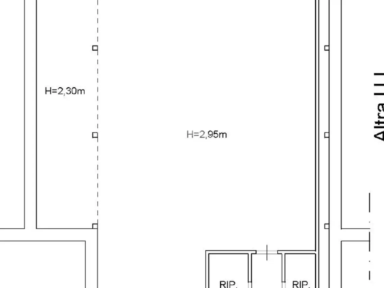 Negozio in Traversa di Corso Umberto I 97, Pozzuoli, {3} - Planimetria 1