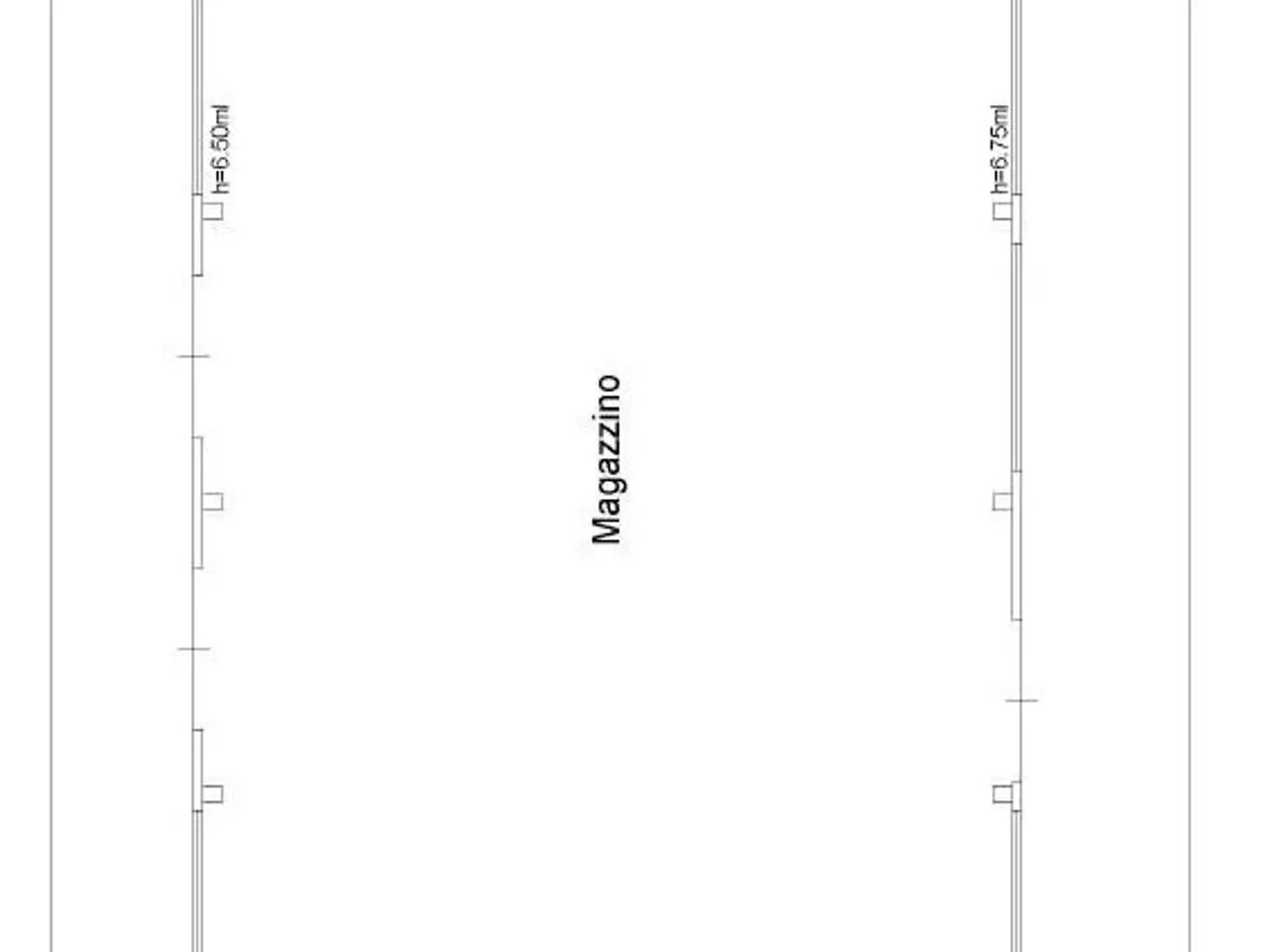 Capannone in , San Possidonio, {3} - Planimetria 1