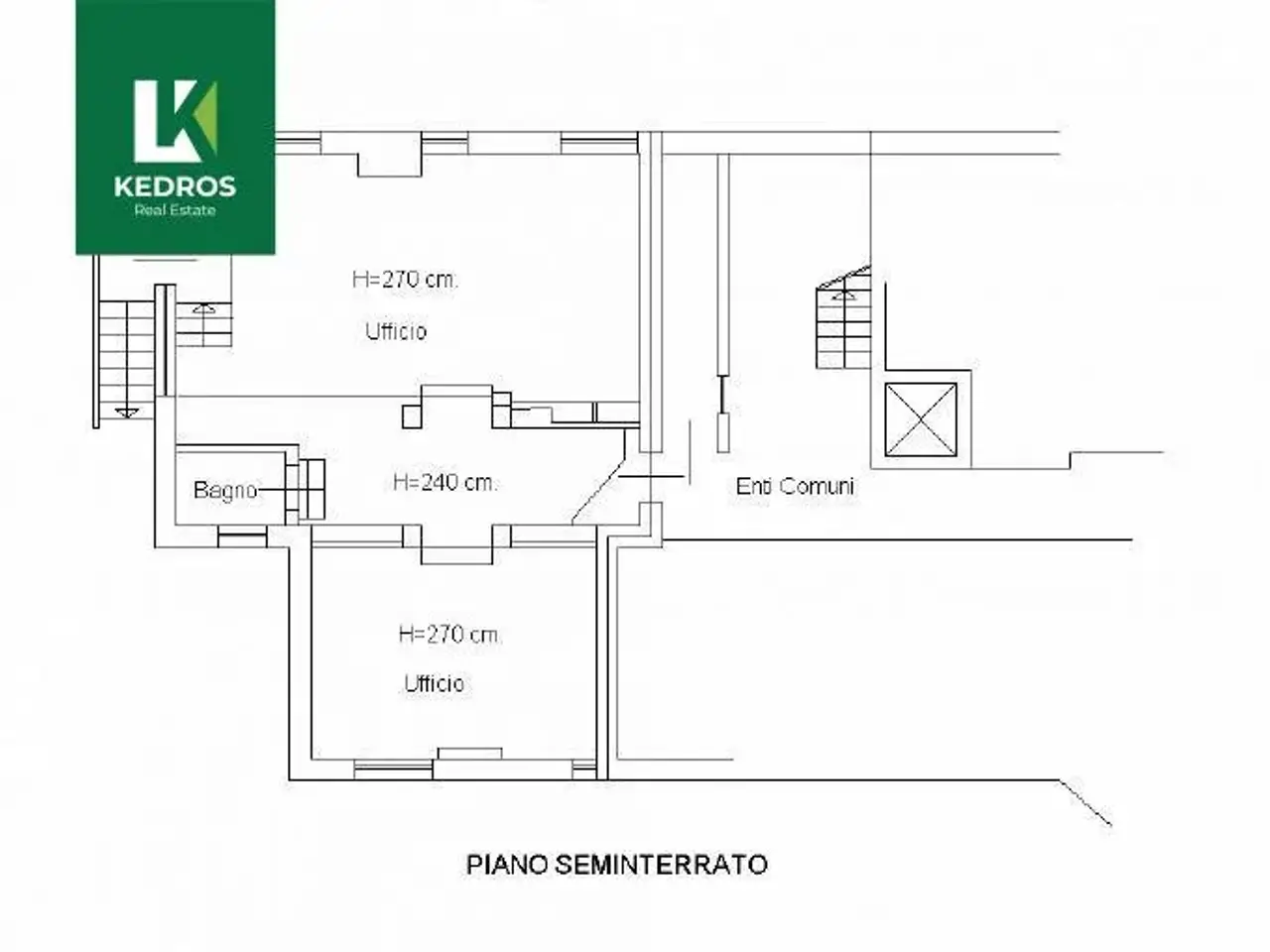 Ufficio in Via B. Luini 21, Varese, {3} - Planimetria 1