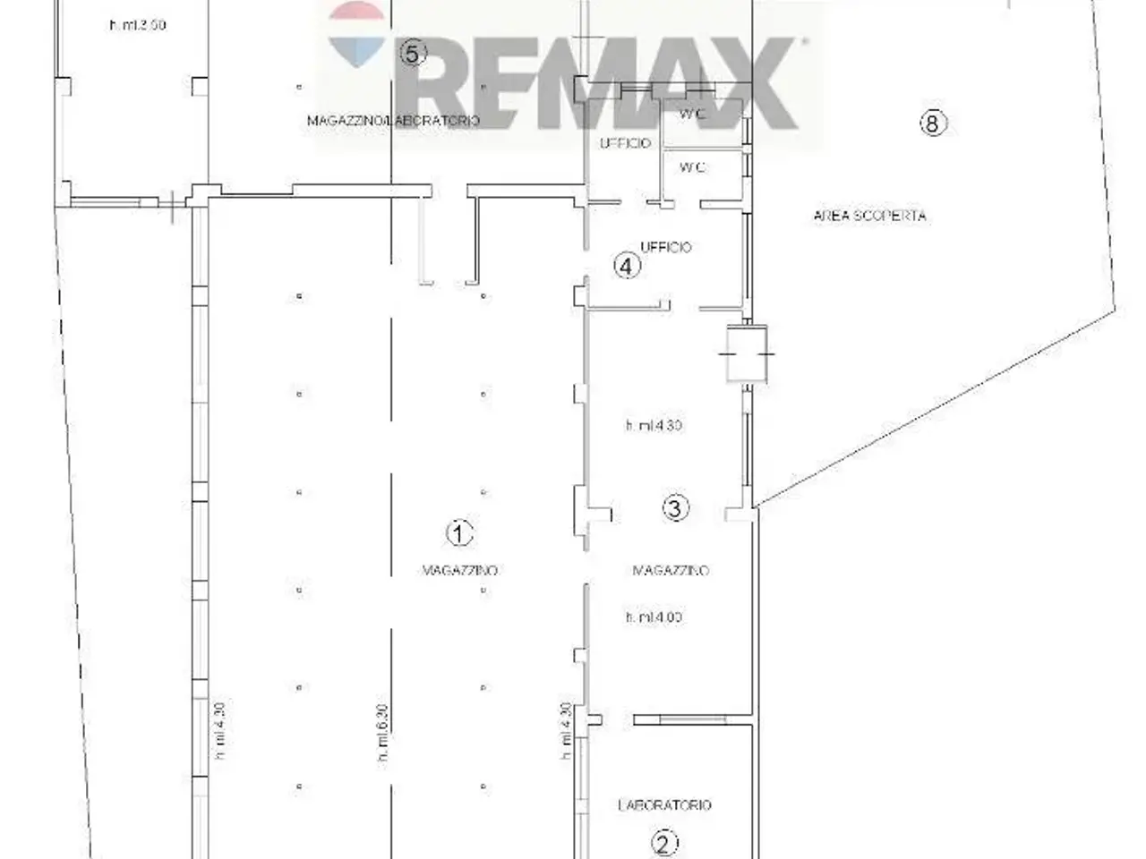 Capannone in Via Garibaldi 45, Carnago, {3} - Planimetria 1