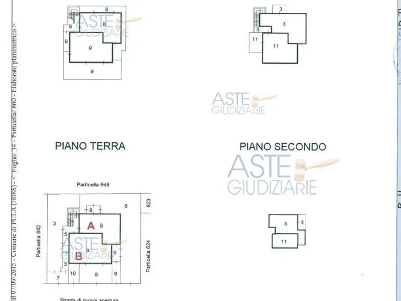 Fabbricato misto in Via Maria Luisa Ferrarese Ceruti, 09010 Pula Ca, Italia 09010, Pula, {3} - Planimetria 1