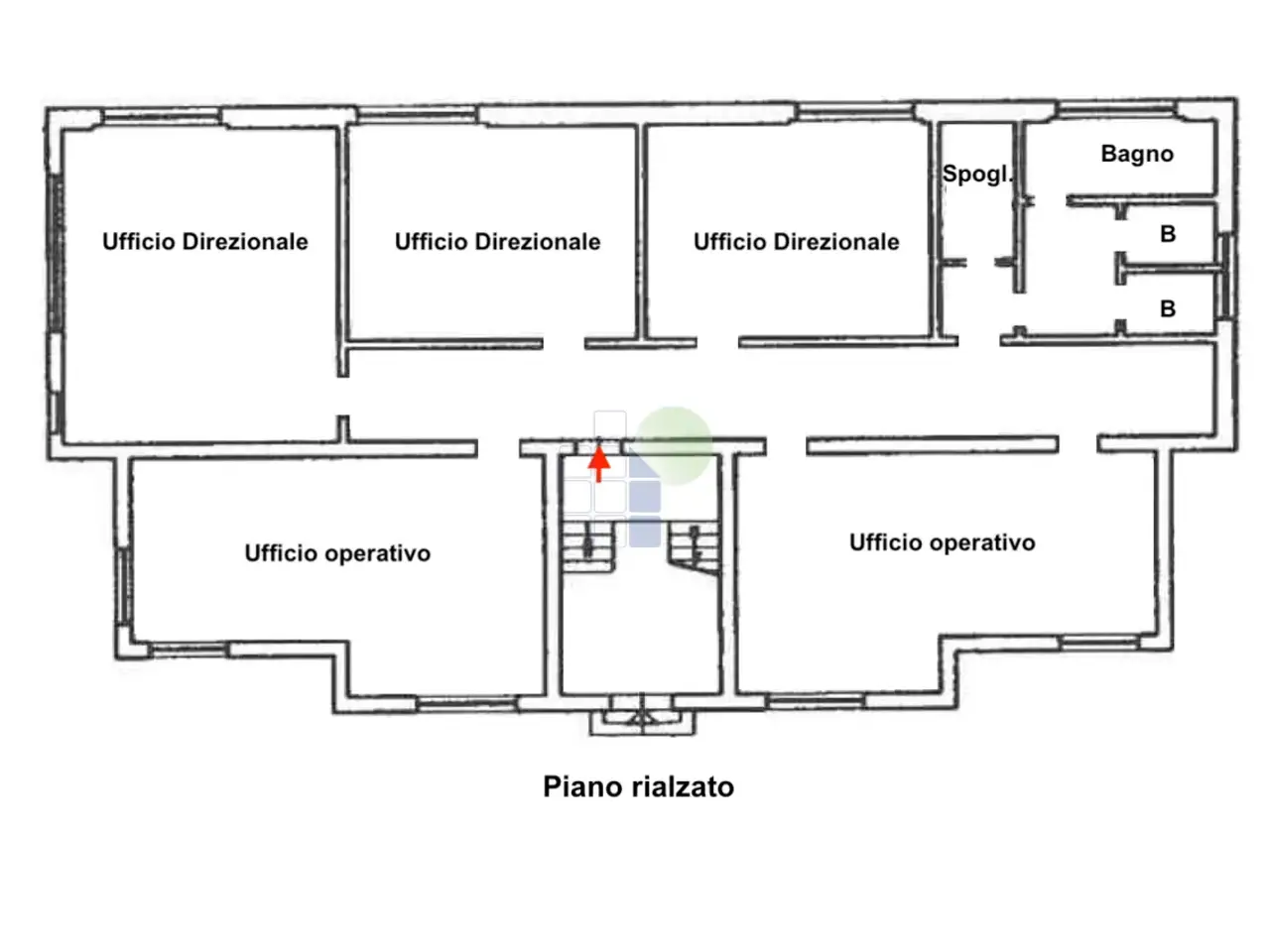 Ufficio in Via l. da Vinci 35, Livorno, {3} - Planimetria 1