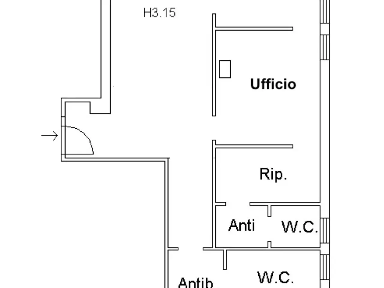 Ufficio in Via Garibaldi 20, Santarcangelo Di Romagna, {3} - Foto 2