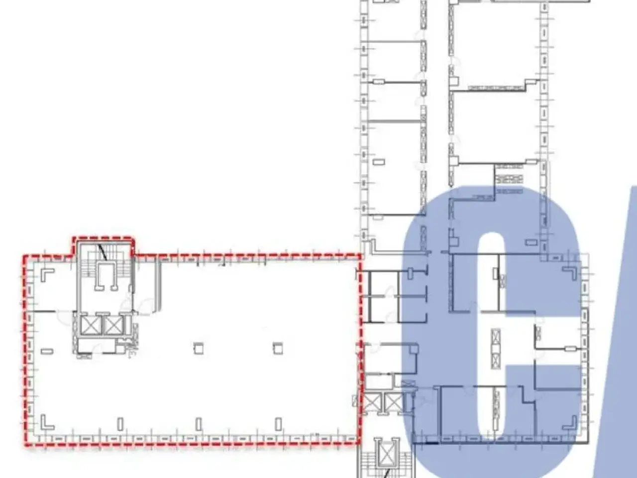 Ufficio in Via Forcella Vincenzo, Milano, {3} - Planimetria 1
