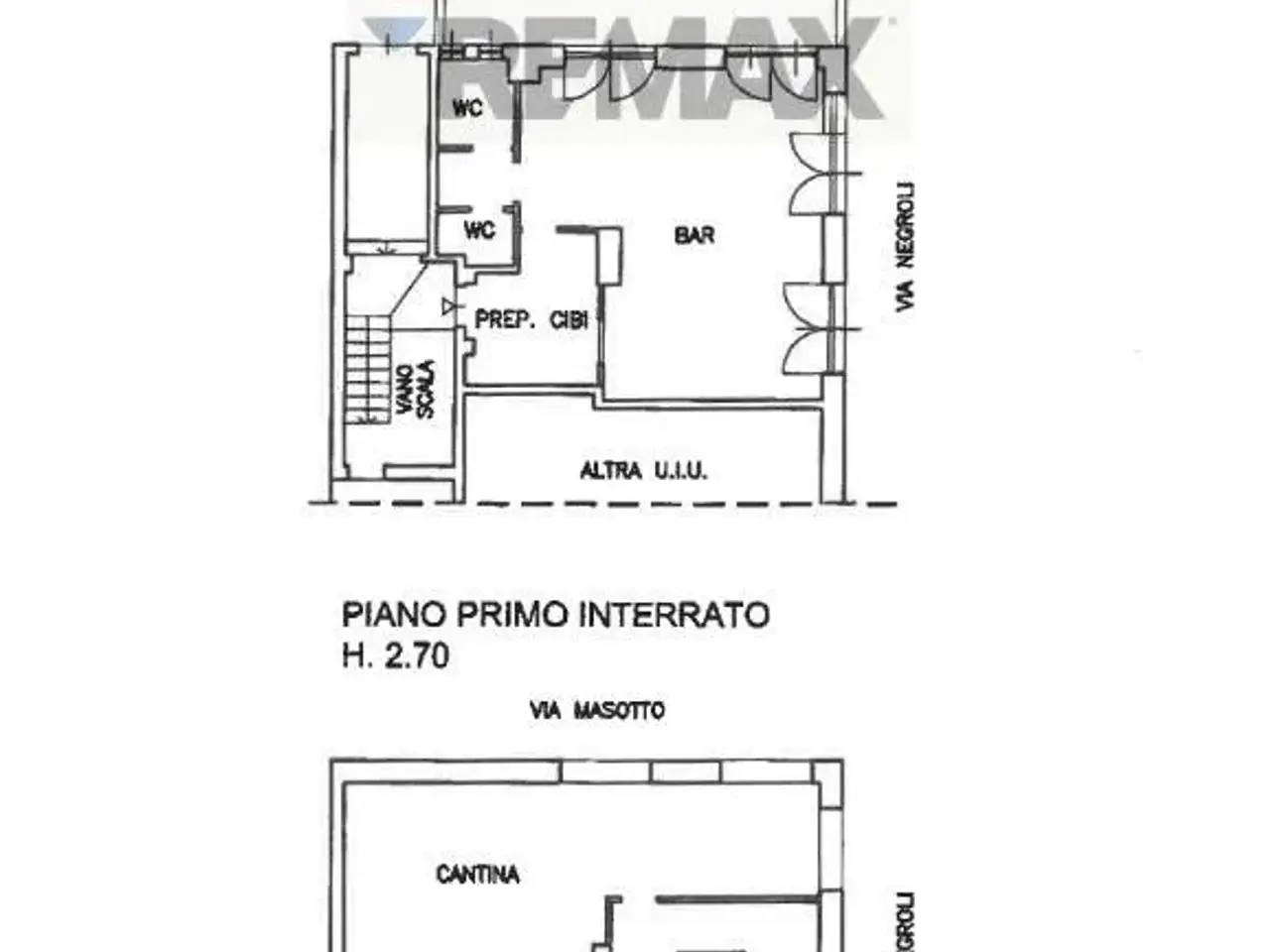 Negozio in Via Masotto 16, Milano, {3} - Planimetria 1