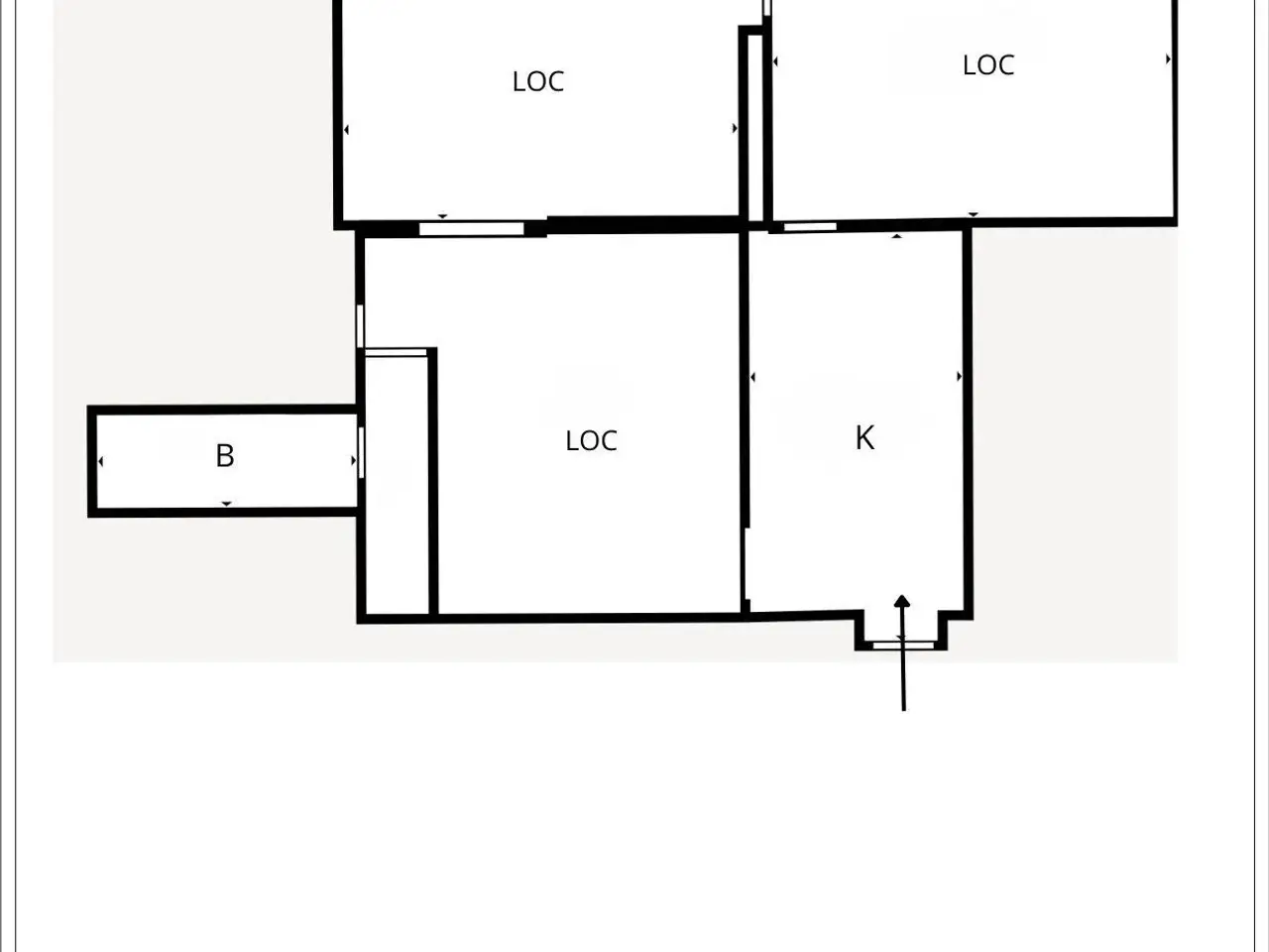 Negozio in Via Beaulard 36, Torino, {3} - Planimetria 1