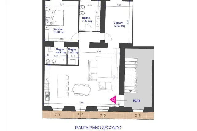 3-room flat in Bettoja 10, Caluso - Photo 1