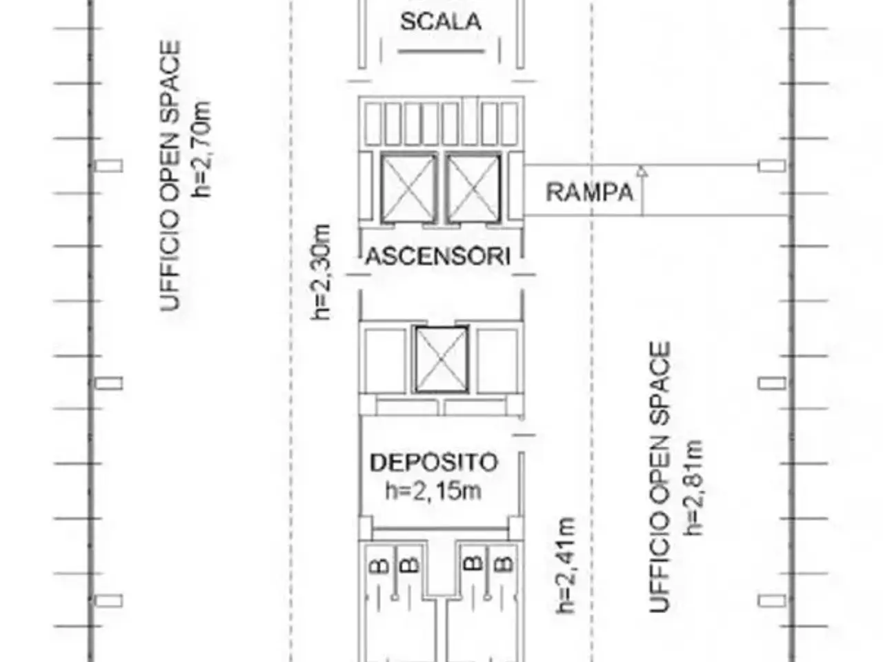 Ufficio in Via Circonvallazione, Segrate, {3} - Planimetria 1