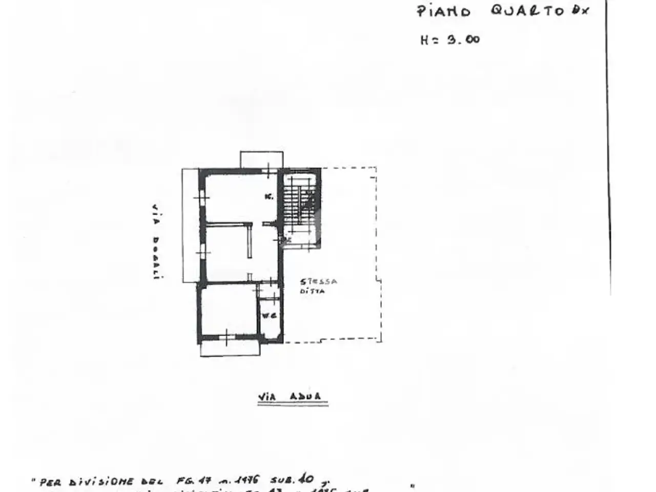 Trilocale in vendita, Via Adua 19, Palermo - Planimetria 1