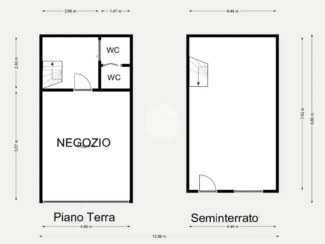 Negozio in Piazza Angilberto II 9, Milano, {3} - Planimetria 1