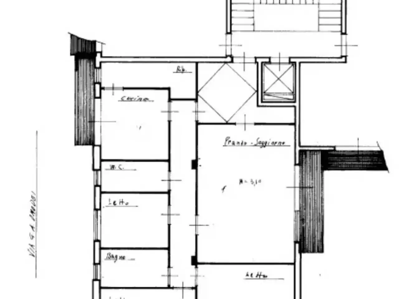 Trilocale in Via Giovanni Amendola 62, Marsala - Planimetria 1